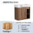 Wall-Mounted Bathroom Vanity with Ceramic Sink