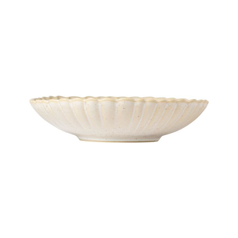 Mallorca Fine Stoneware Pasta Bowl, Sand Beige