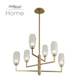 June 6 - Light Iron Dimmable Sputnik Chandelier