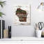 «Wisconsin Home Map» sur impression sur toile-39017281