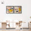 Expressive Canvas Duo Shadowbox Print Beige Wall Decor Set by Art Remedy, Black Frame, 12 x 12-632057408-632057469