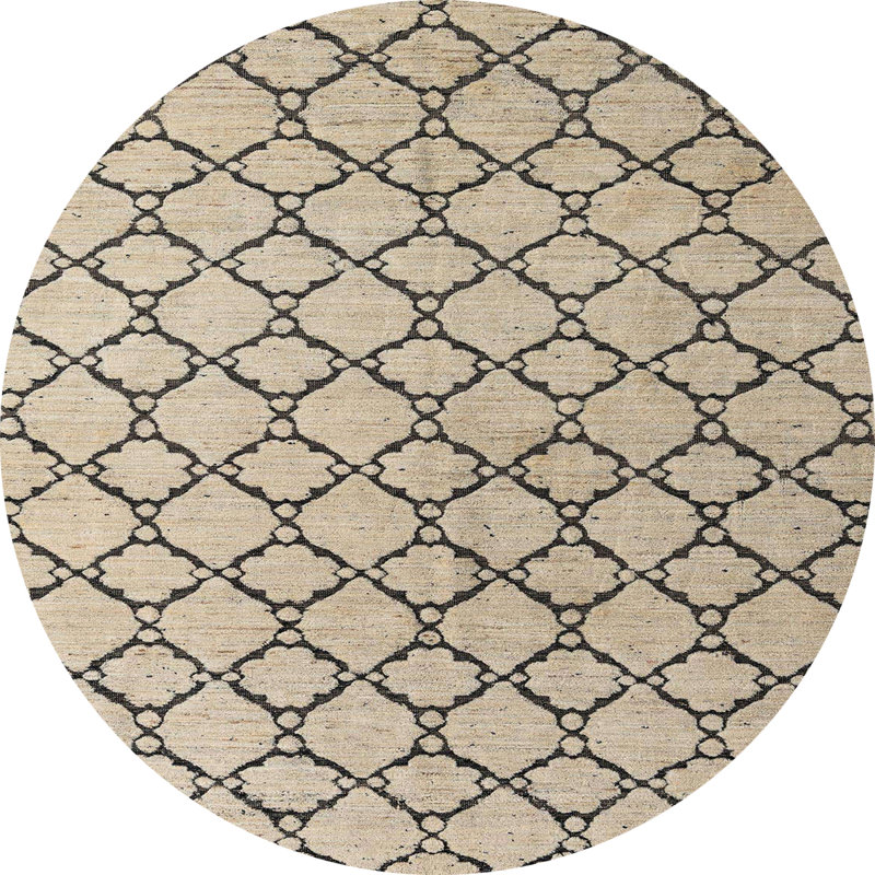 Abstract Indoor Rug, Round 3'