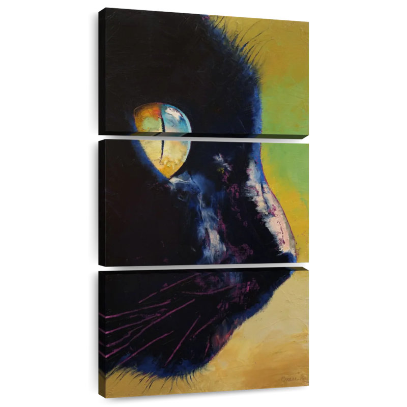 Oeil de chat, H 27 po x l 12 po