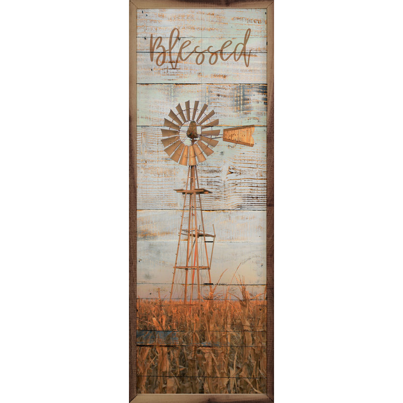 Blessed Windmill, 48" H x 16" W