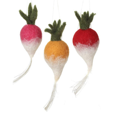 Hanging Felt Radish Mix