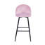 Upholstered Counter Stool with Metal Frame-2008919613