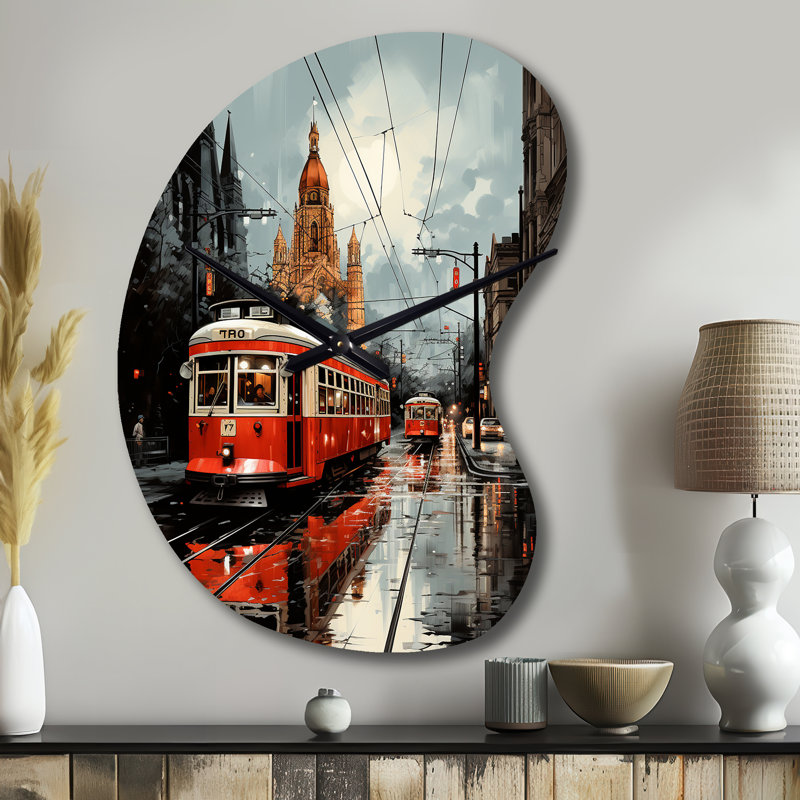Horloge murale en forme de Toronto, Toronto Urban Contrast I - Canada, Petit