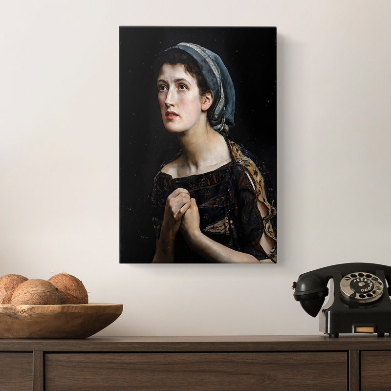 Cassandra, toile tendue par John Collier, 12 x 18