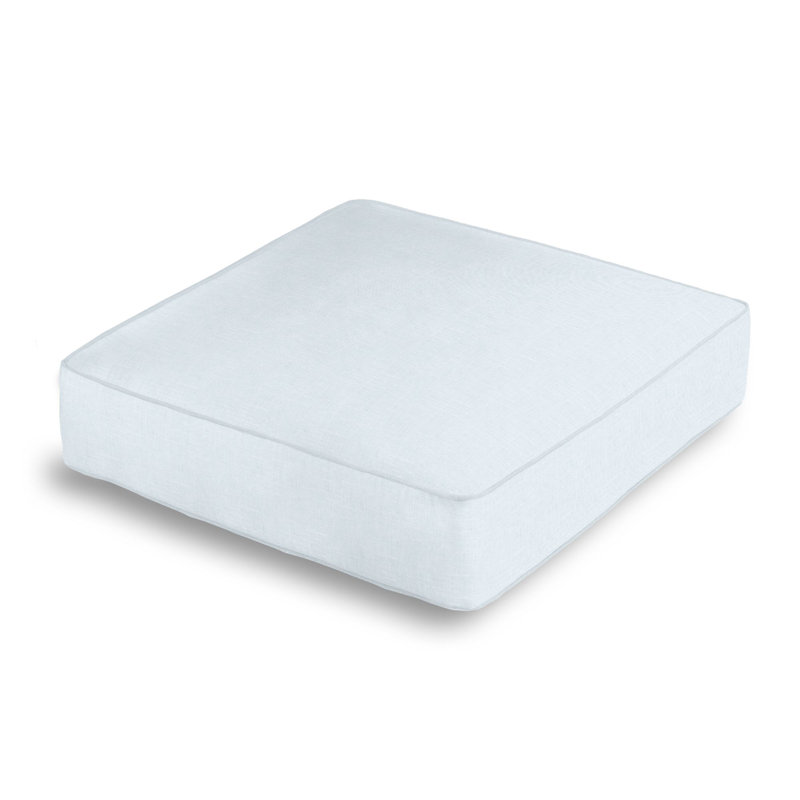 Square Pillow Cover & Insert, Mineral Blue
