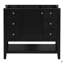 Meuble-lavabo 36 po sans lavabo, base d'armoire seulement, une armoire et trois tiroirs-1034531305
