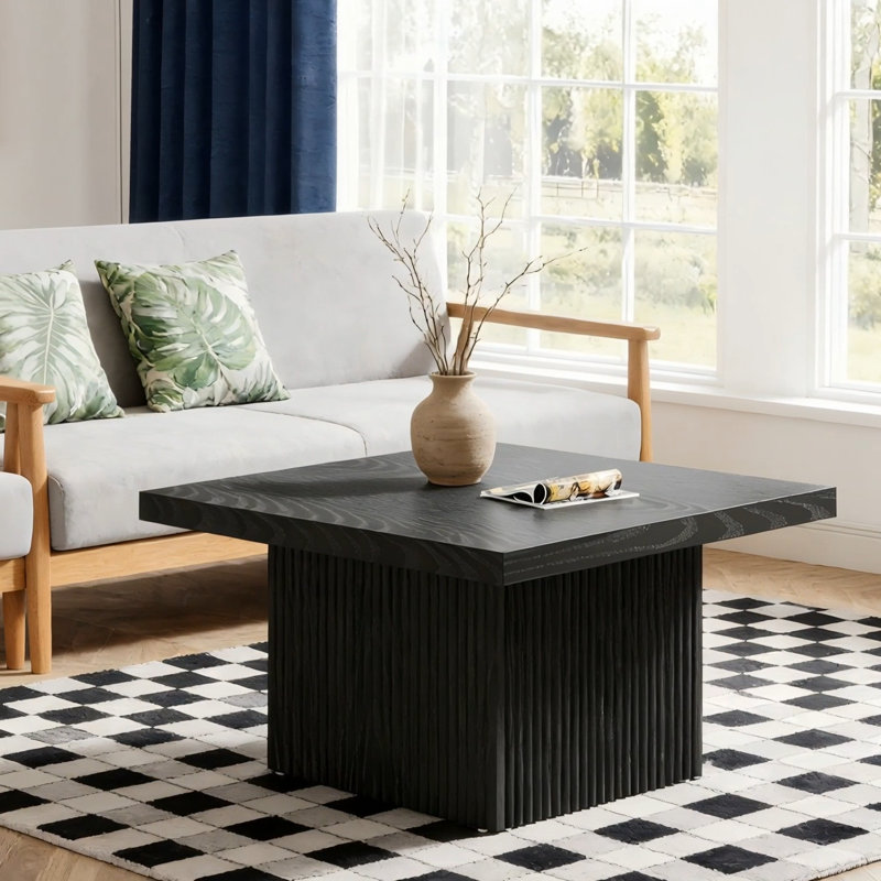 Table basse carrée, table basse 31,5 pouces