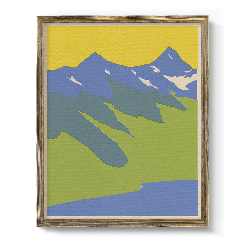 Shifting III, Toile avec cadre noyer, Pas de tapis