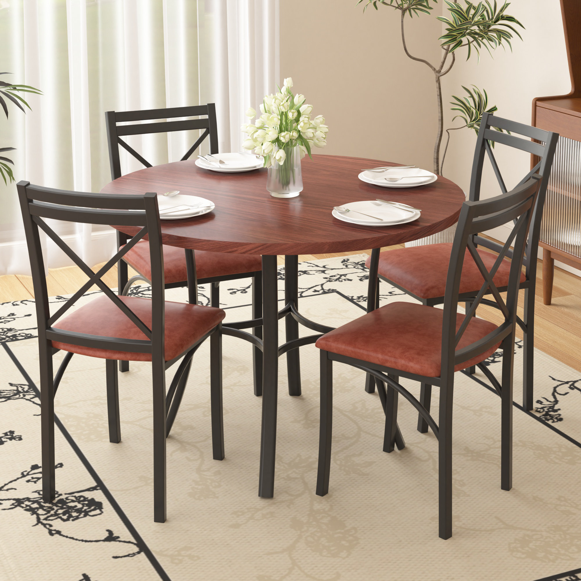 Kasandra Round 36'' Dining Set