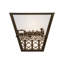 Rustic Lodge 2 - Light Flush Mounted Sconce