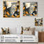 Jaune et bleu léopard collage III - art mural léopard / guépard-1675025304-1675025299