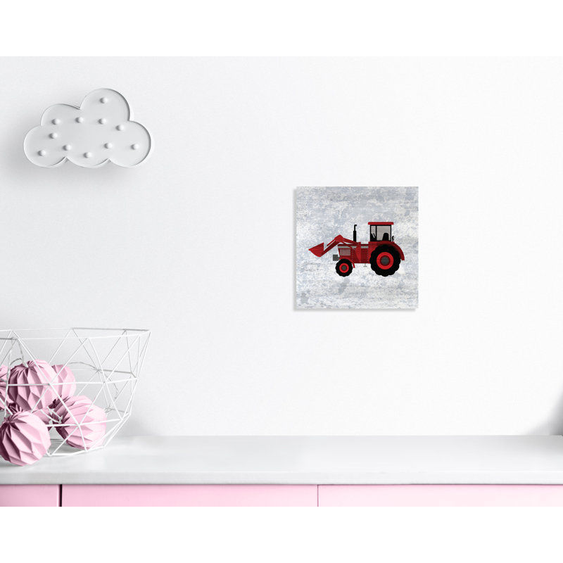 Adhésif décoratif en rouge «Red 3», H 16 po x l 16 po x P 1,5 po, Canevas