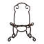 Ensemble de 2 porte-assiettes - 14,6 po x 10,2 po x 10 po - brun