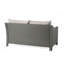Causeuse et table, ensemble de patio