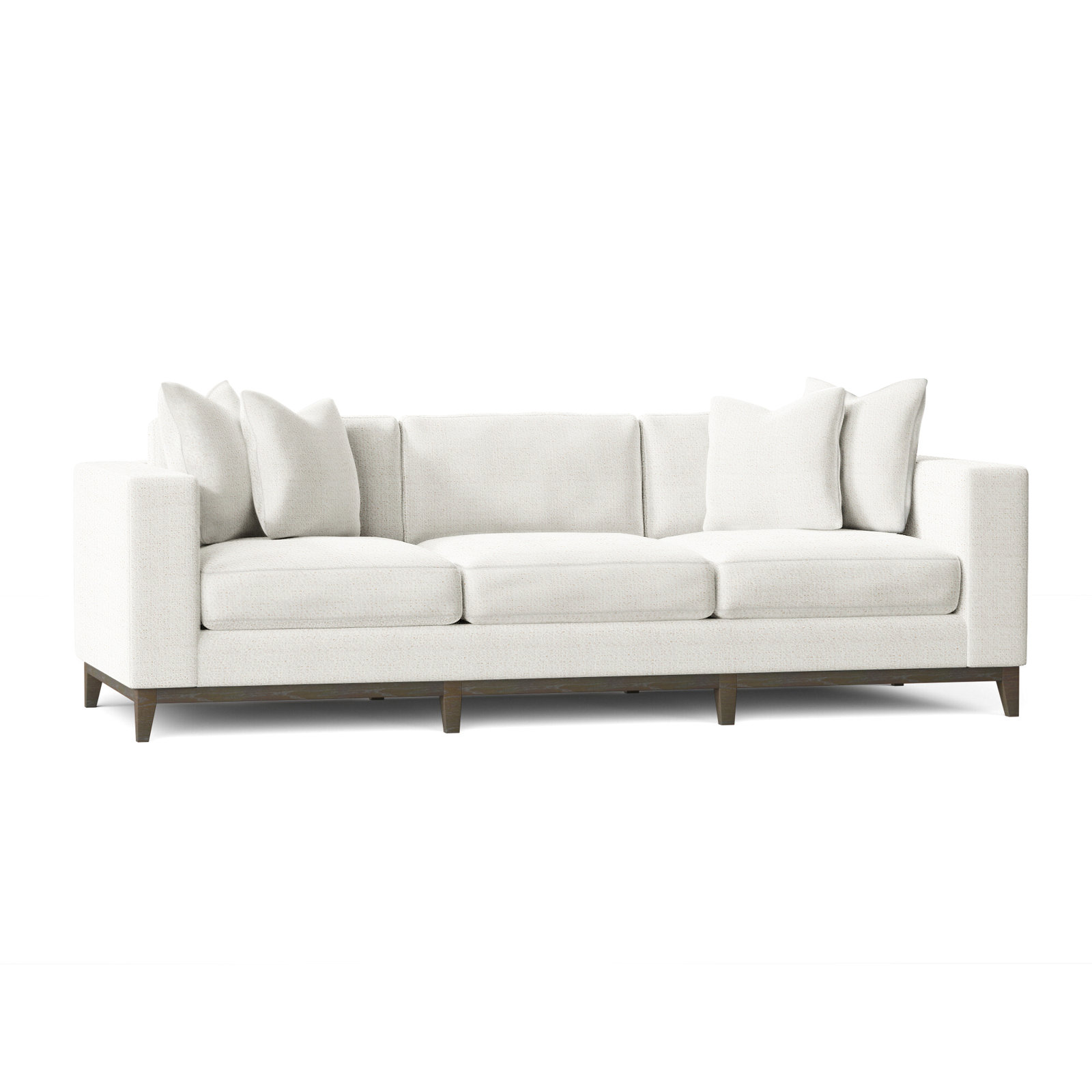 Noel 100" Square Arm Sofa, Dorado Snow Crypton® Chenille 5558-000, Portobello