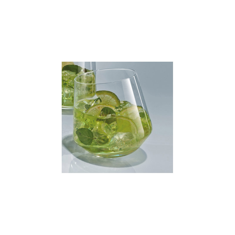 Pure Party Dancing 13 oz. Crystal Stemless Wine Glass
