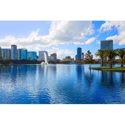 Gingras Orlando Skyline, Florida, USA 1 Piece Wrapped Canvas Wall Art