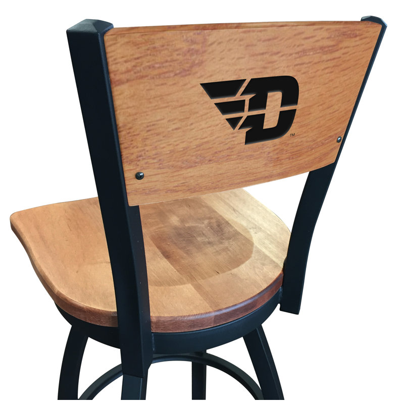 Tabouret tournant NCAA, Érable moyen, Flyers de Dayton, Tabouret de comptoir (siège d'une hauteur de 25 p