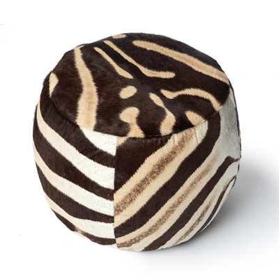 Genuine Hide Petite Ottoman