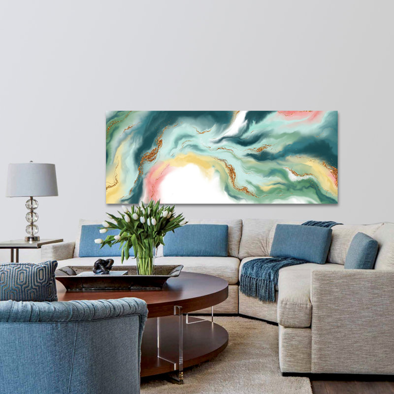 Opulence - impression panoramique sans cadre, Acrylique