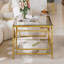 Table basse carrée 33,5 po