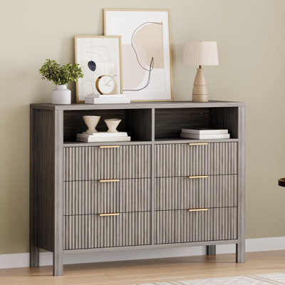 116.8 cm W Chest of 6 Drawers