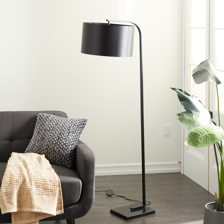 AllModern Dorian Black Metal Floor Lamp  Reviews Wayfair Canada