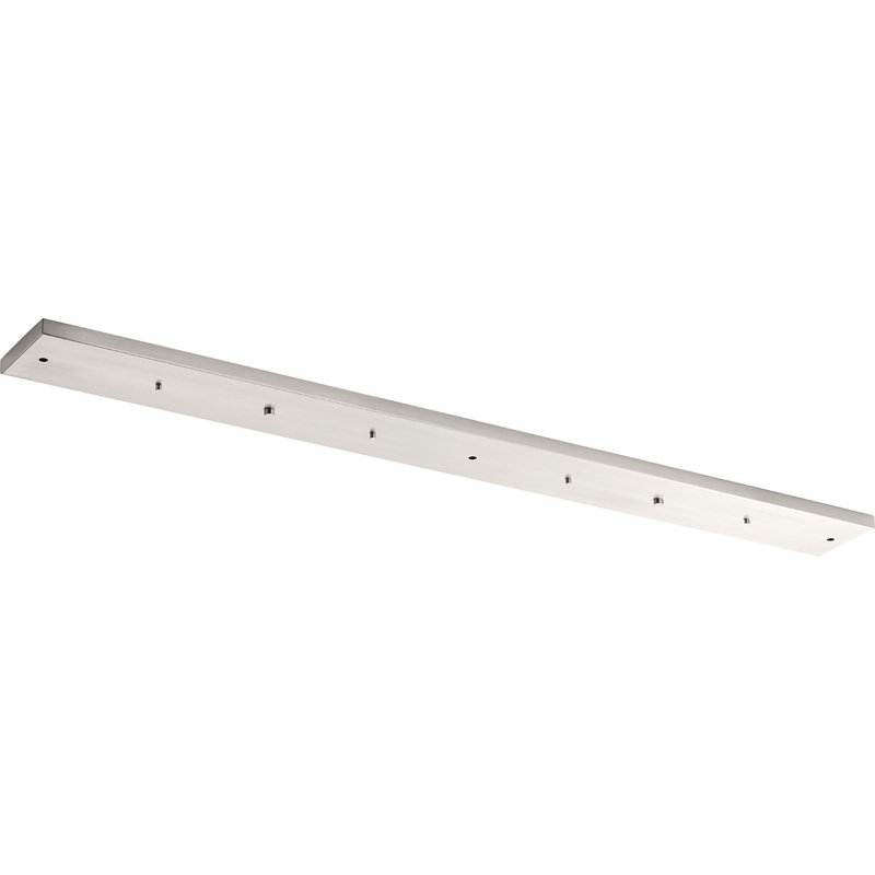 5-Light Canopy Accessory Ceiling Medallion, Brushed Nickel
