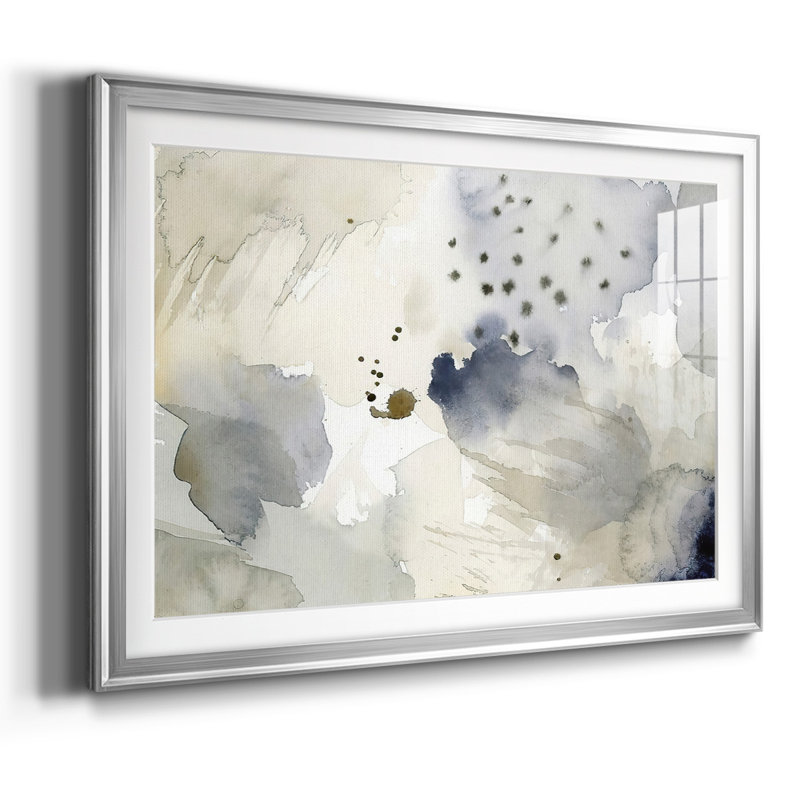 Bergamote séchée en brume II, Argent, H 27 po x l 39 po x P 1,5 po