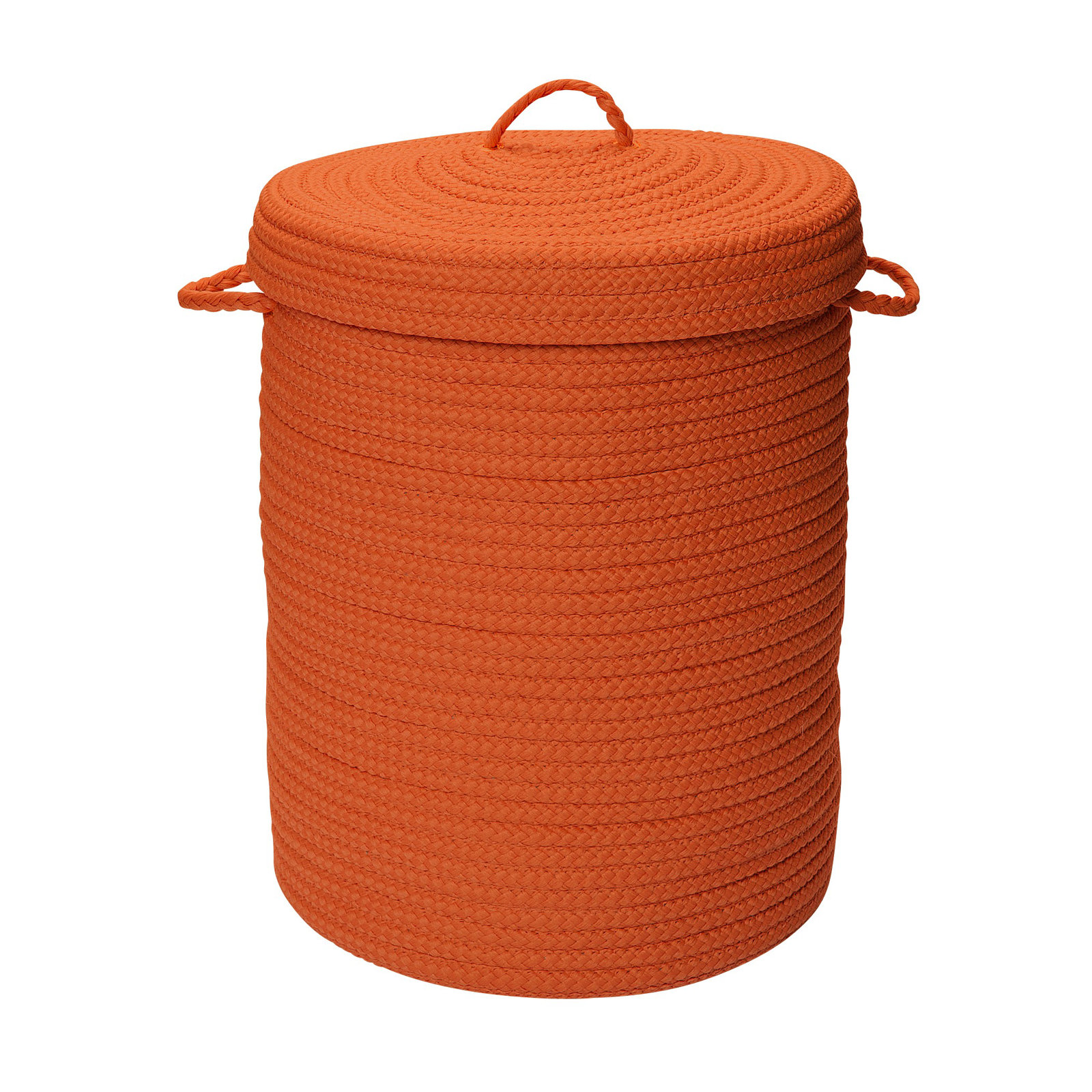 Manor Laundry Hamper, Large (30" H x 18" W x 18" D), Rust