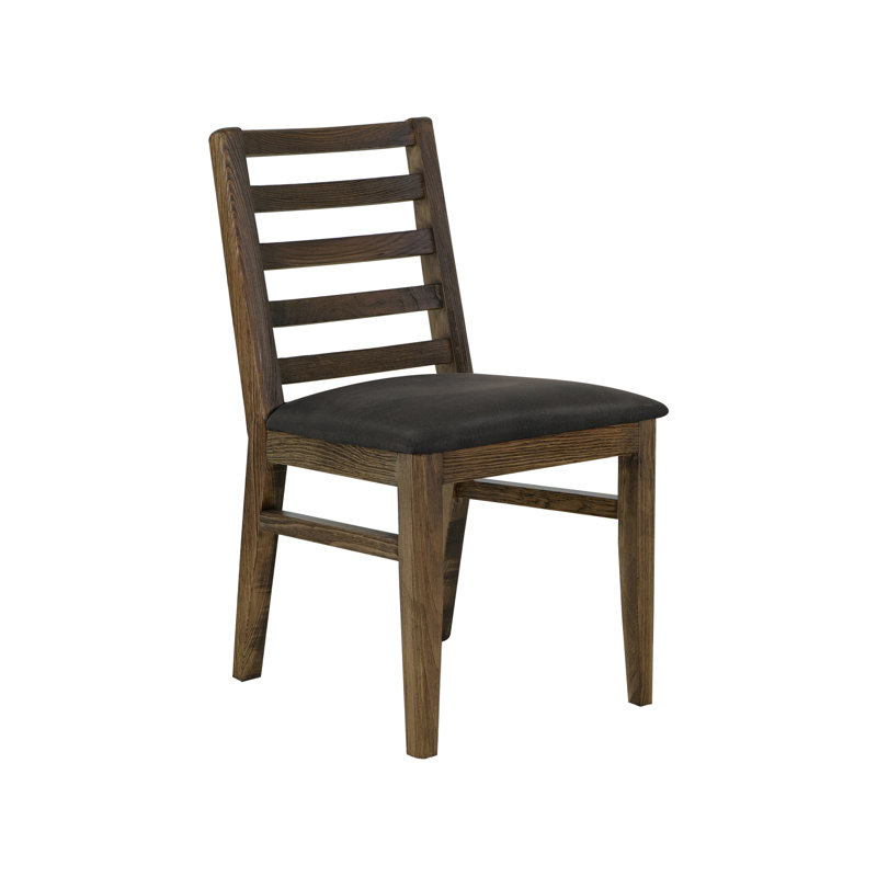 Chaise rembourrée en bois