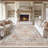 Medallion Non Slip Washable Rug(Orange)-1266927013
