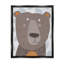 «Happy Brown Bear Leaf», art de la giclée encadrée par Carla Daly-1966760645-1966760646