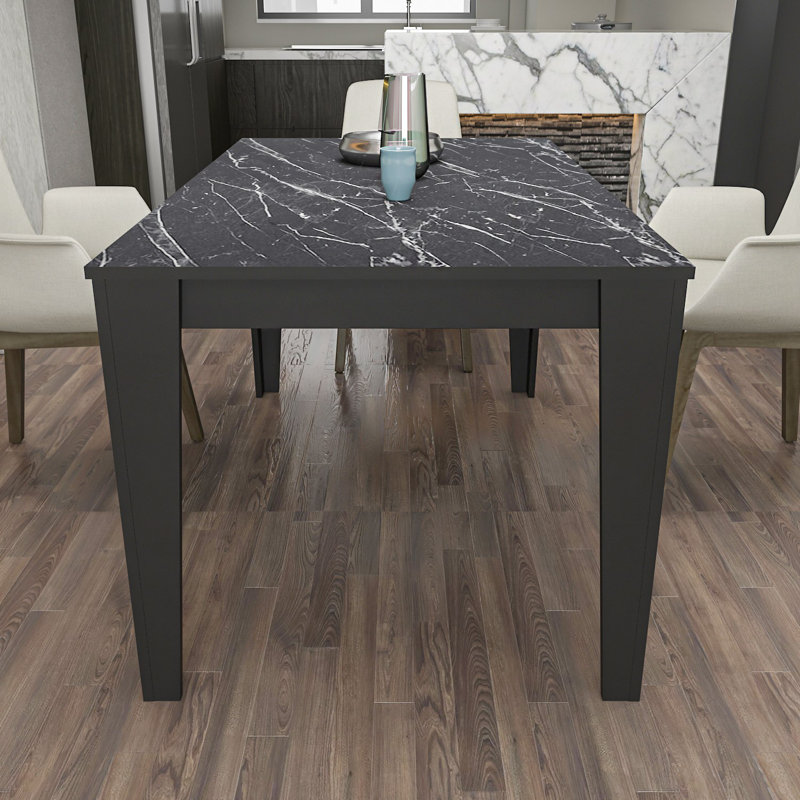 Ferro Beech Dining Table, Black