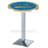 Round Metal Base Dining Table-12163086-12163195
