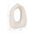 Stoneware and Porcelain Vase with Sculptural Design - Modern Decorative Ceramic Accent Vase with Sleek Contemporary Silhouette-93456961