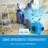 Hepa Air Scrubber, Industrial Commercial Air Cleaner W/ 2-stage Filtration, Heavy Duty Air Purifier