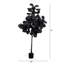 Artificial Halloween Black Fiddle Leaf Tree-487089589