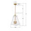 Luminaire suspendu 4 lumières Alanya-1063709229