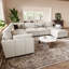 Caryn 137.8 Inch Large U Shaped Couch Modular Sofa-1425303445