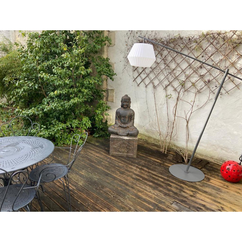 Modulaa 72.8'' Plug-in Outdoor Hanging Light, Gray