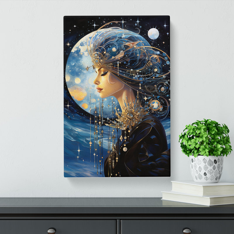 Galaxy No.2 - Wrapped Canvas, 50cm H x 35cm W x 3cm D