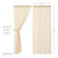 Paire de rideaux transparents avec passe-tringle Beacham-1850921248