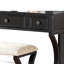 Ensemble coiffeuse avec tabouret et miroir Potterville-1278480505