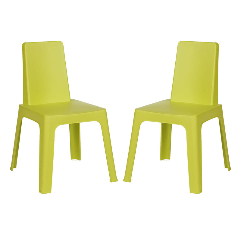 Children's Outdoor Table / Chair, Lime Green