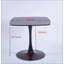 Table carrée tulipe pour 2 à 4 personnes, petite table de salle à manger moderne Mid-Century avec base en métal robuste, pour la cuisine, les petits espaces, les appartements, les bistro, les cafés, les bureaux et les salons-1032146049-1032146048-1032192415